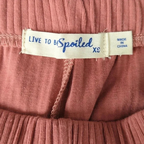 Yoga Pant Style Lounge Pant, High Waist. Kohl's Live To Be Spoiled - Picture 10 of 14